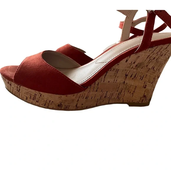 Charles By Charles David Red Open-Toe Sandals - Picture 3 of 6